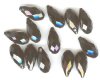 1 13x6.5mm Jet Swarovski Briolette Drop